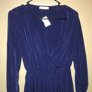 Sophie & Kate Blue Long Sleeve Dress